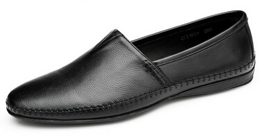 欧伦堡2015夏季新品套脚轻质男鞋时尚平跟手工休闲皮鞋CCY1501
